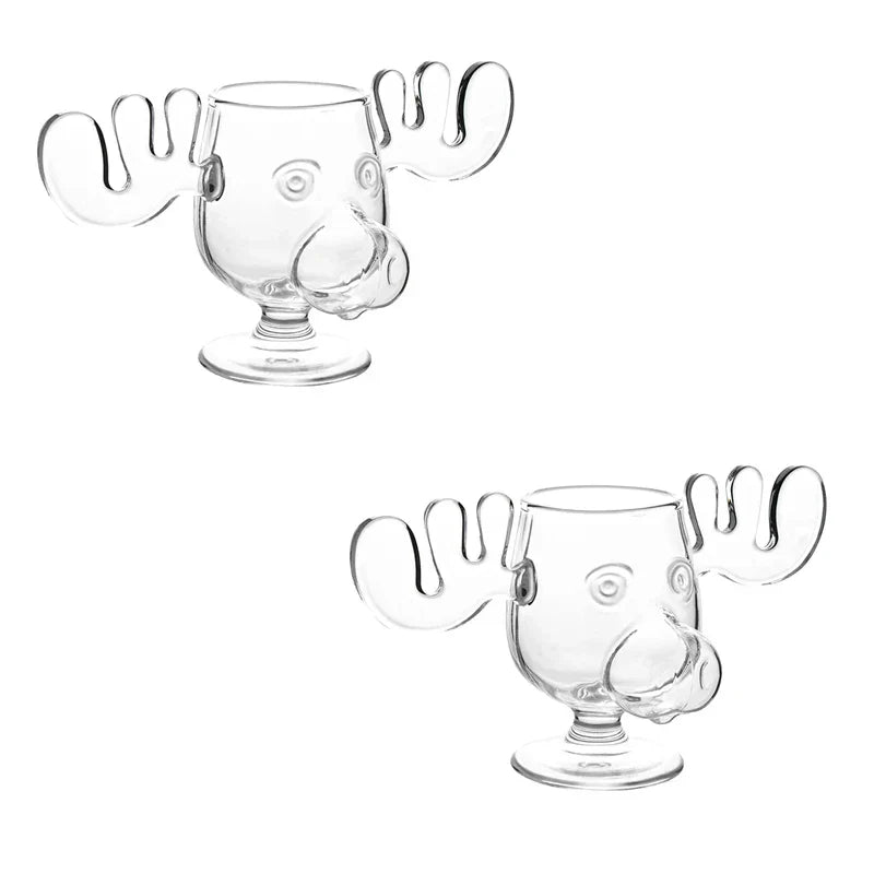 Sikunuo | Nordic Antler Novelty Drinking Glass