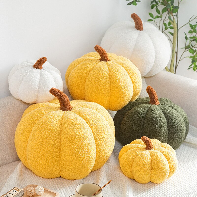 Sikunuo | Soft Pumpkin Plush Halloween Pillows