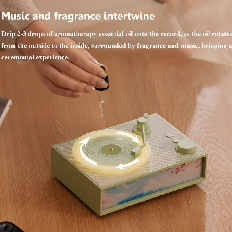 Sikunuo | Vintage Design & LED Mood Lighting Wireless Aromatherapy Speaker