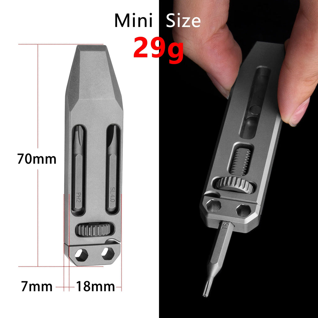 Sikunuo | Titanium Alloy Telescopic Camping EDC Multifunctional Tool