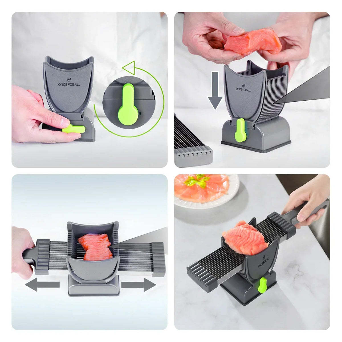 Sikunuo | Multifunctional Stainless Steel Manual Meat Cutter Tool