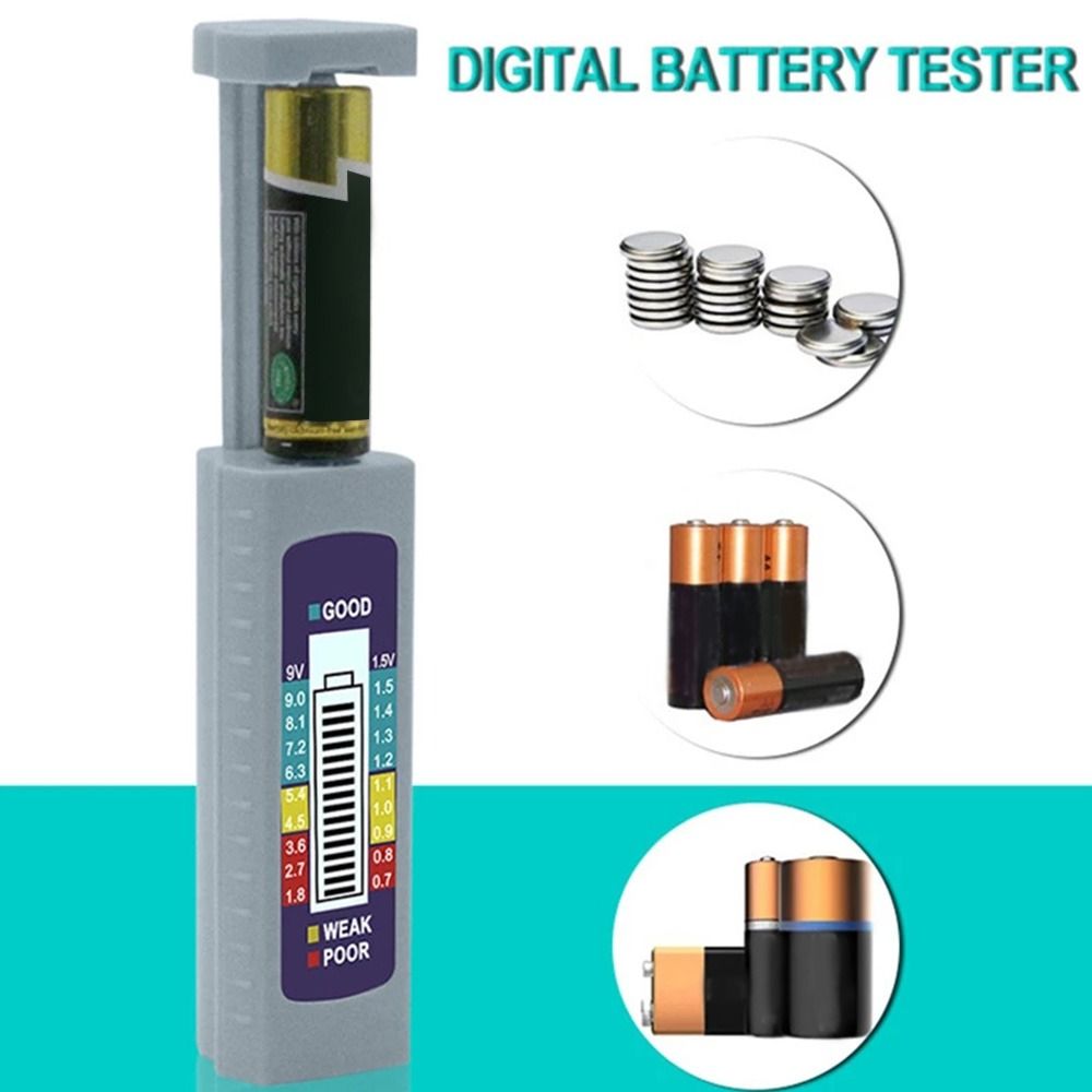 Sikunuo | Volt Magic Universal Digital LCD Display Battery Tester
