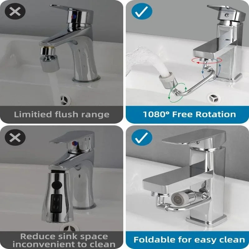 Sikunuo | Rotating Multi-Purpose Universal Anti-Splash Faucet Extender
