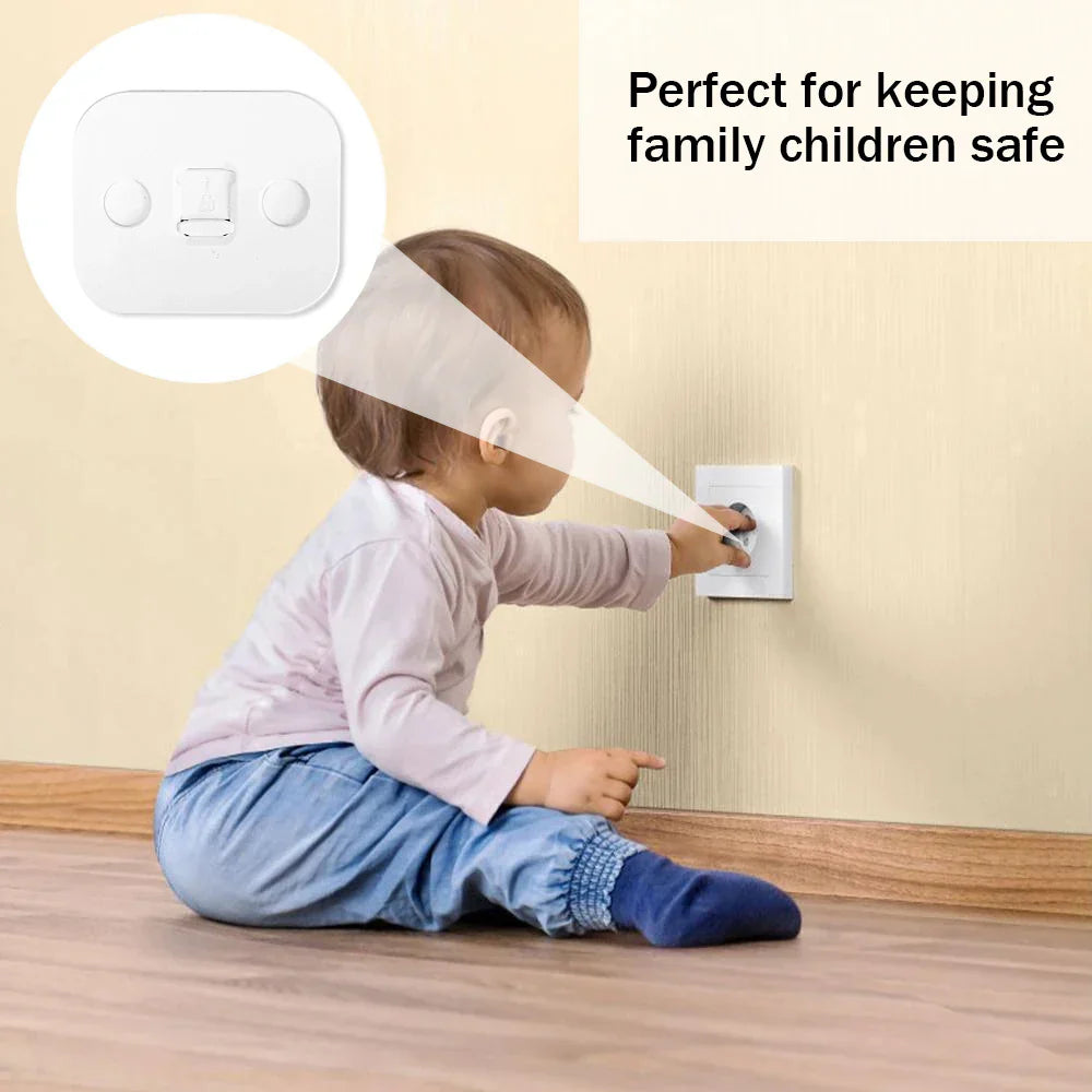 Sikunuo | Slide Lock Protective Childproof Power Socket Cover