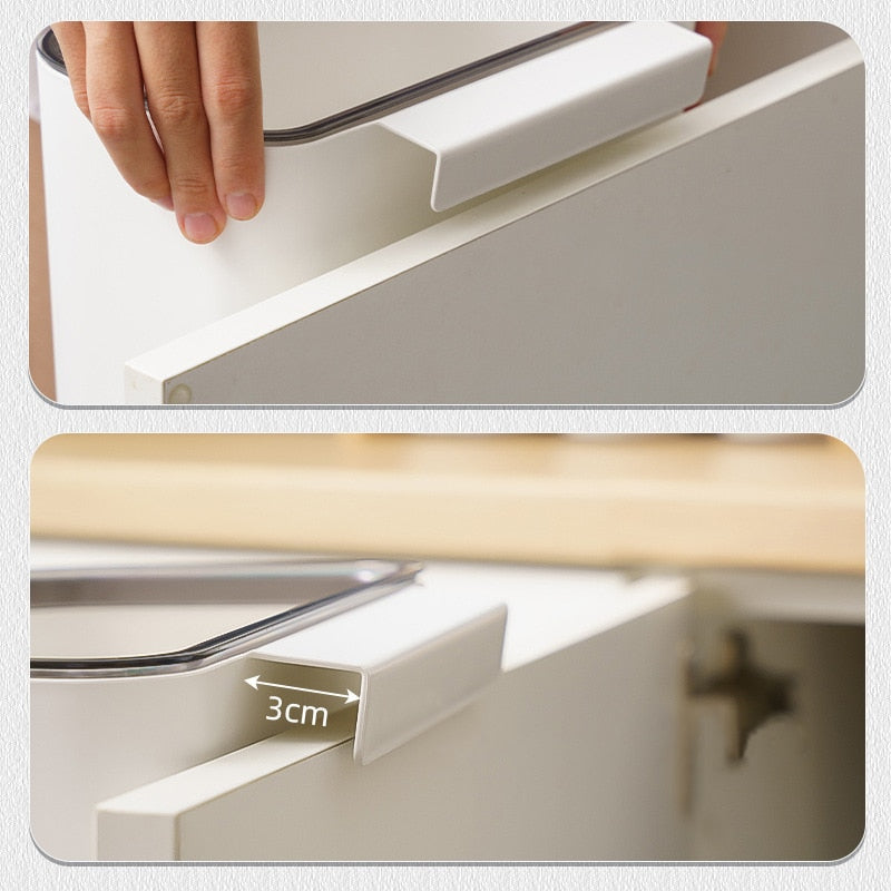 Sikunuo | Kitchen Hangable Clean Corner Trash Can