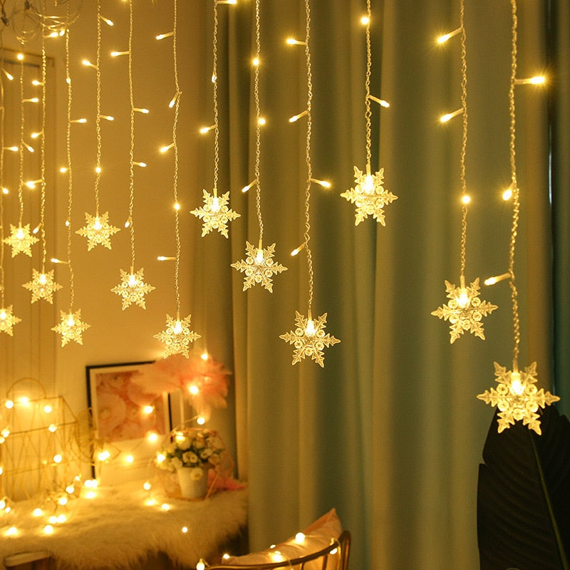 Sikunuo | LED Fairy Snowflake Lights