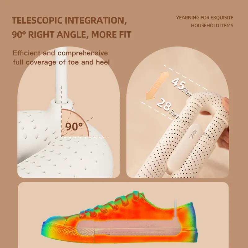 Sikunuo | Stretchable Portable Electric Sterilization Shoe Dryer
