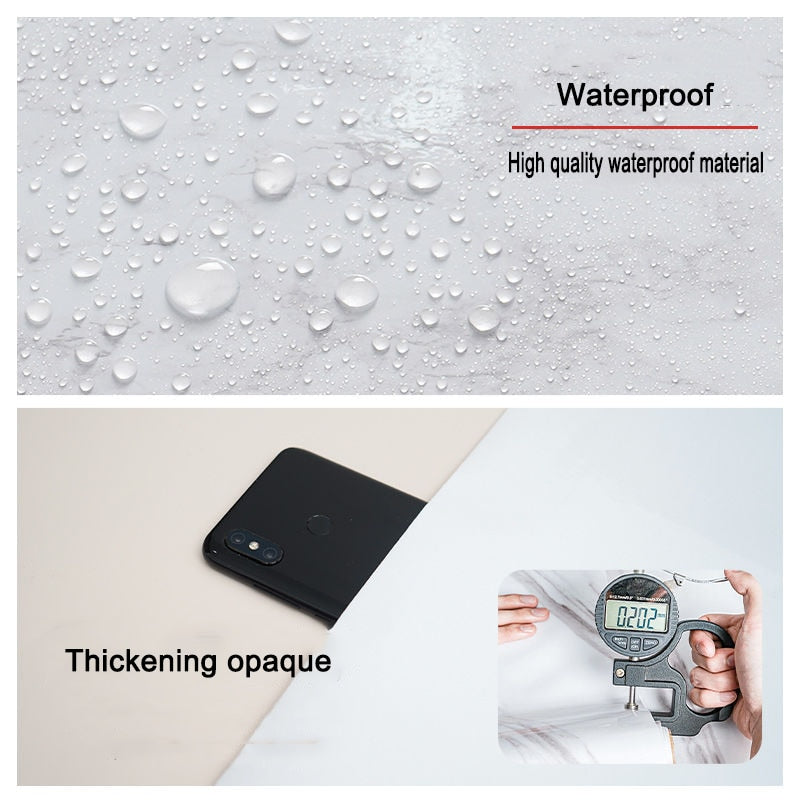 Sikunuo | Marble Effect Self-adhesive Waterproof Wallpaper