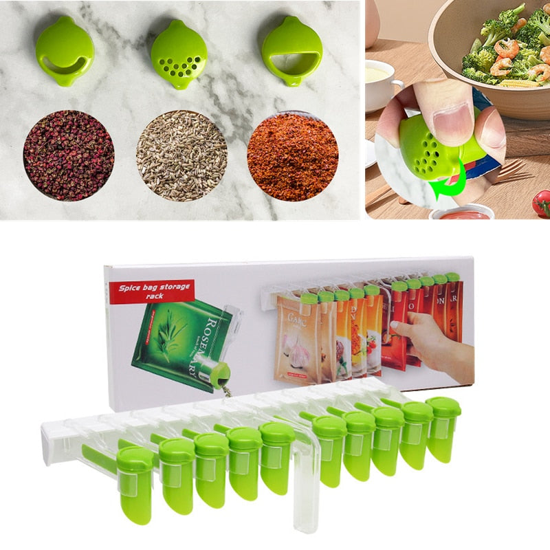 Sikunuo | Wall-Mounted Hang Around Seasoning Station Rack