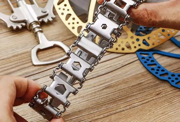 Sikunuo | Stainless Steel Multi Tool Bracelet