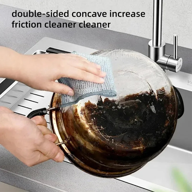 Sikunuo | Silver Wire Double-Sided Ultra-Absorbent Design Cleaning Cloth