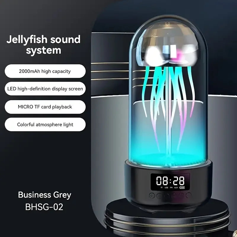 Sikunuo | Jellyfish Portable Powerful Colorful Speaker Night Lamp