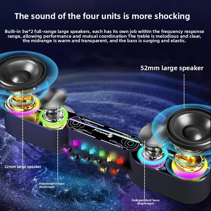 Sikunuo | Mechanical Wireless Colorful RGB Speaker