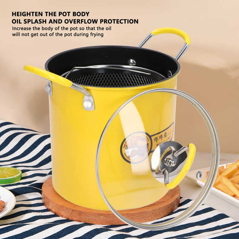 Sikunuo | Mini Oil Filter Deep Fryer Pot