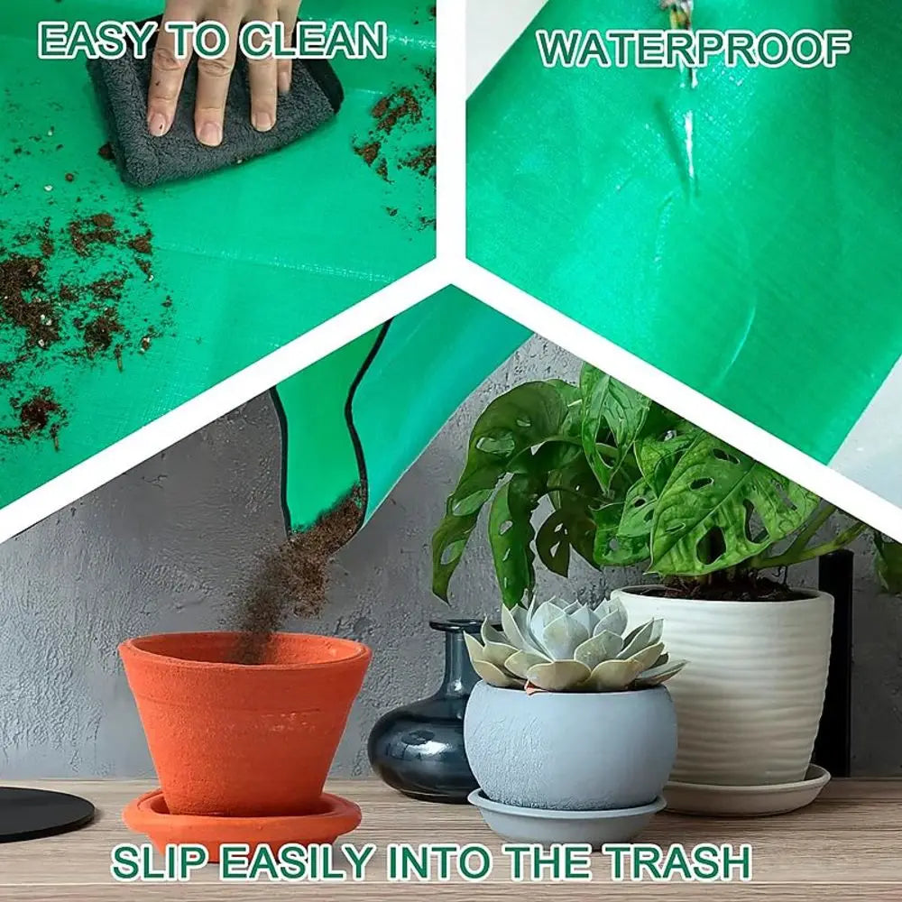 Sikunuo | Gardening Soil Tray Reusable Portable Mat