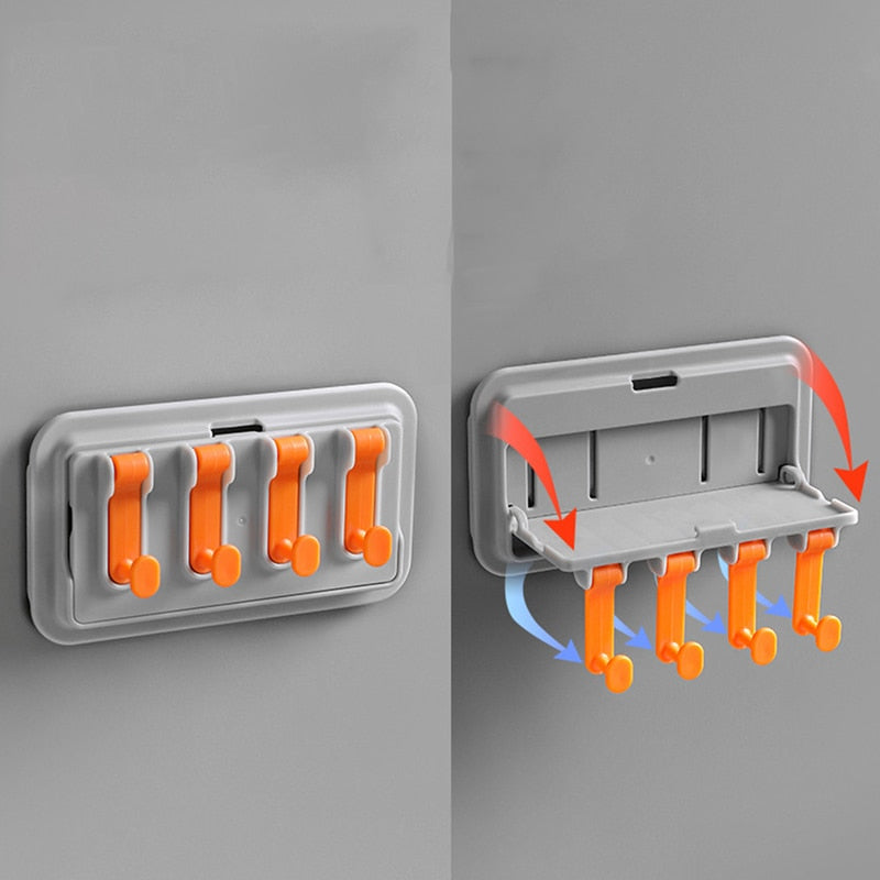 Sikunuo | Wall-Mounted Phone Holder Kitchen Organizer Rack