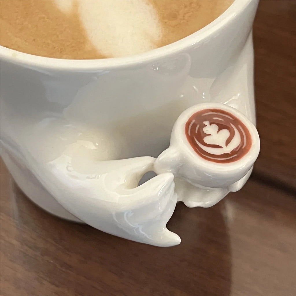 Sikunuo | Cute Mug-in-Mug Korean Style Coffee Cup