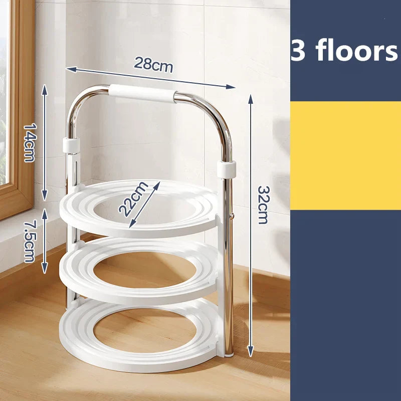 Sikunuo | Stack Ease Compact Kitchen Organizer Rack