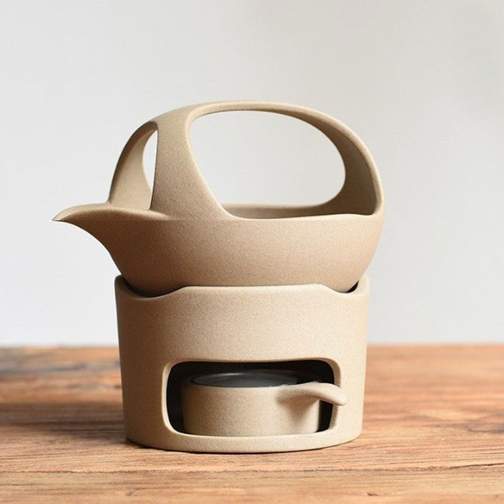Sikunuo | Japanese Style Simple Candle Tea Warmer Pot