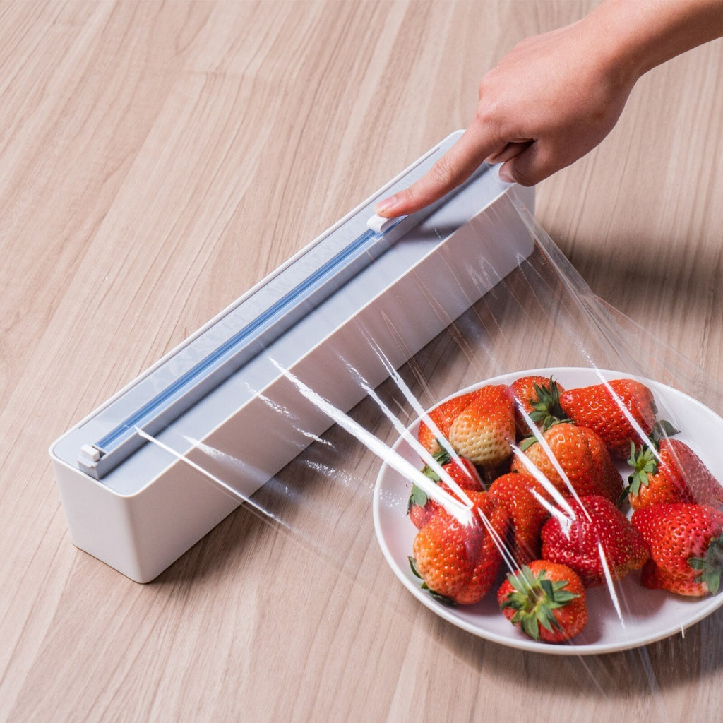 Sikunuo | Wall-Mounted Adjustable Plastic Wrap Dispenser