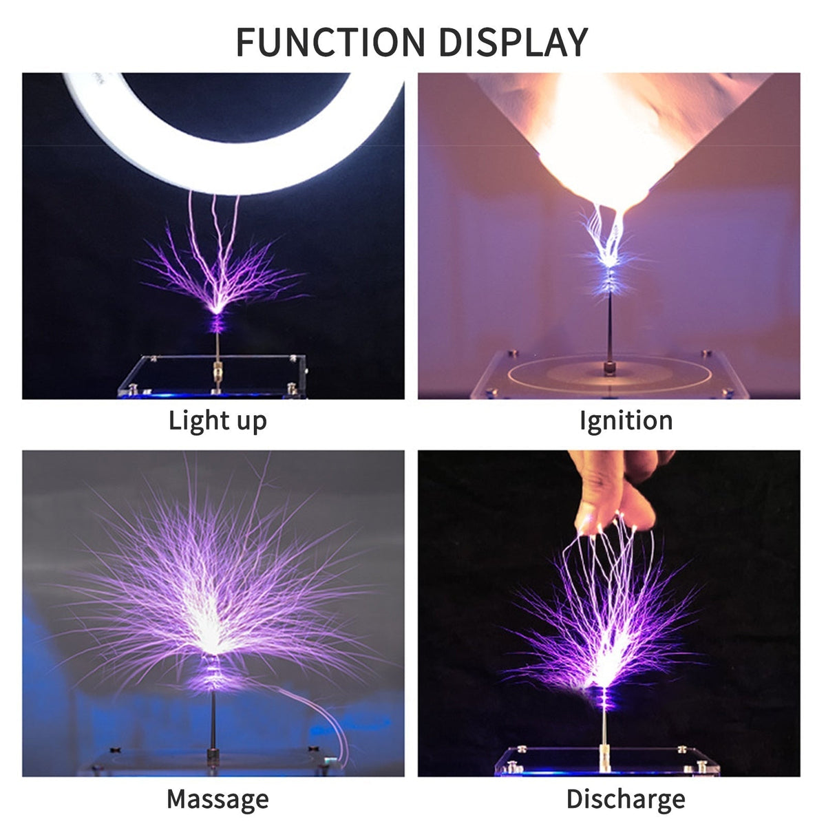 Sikunuo | Wireless Tesla Coil High-Frequency Lighting Speaker
