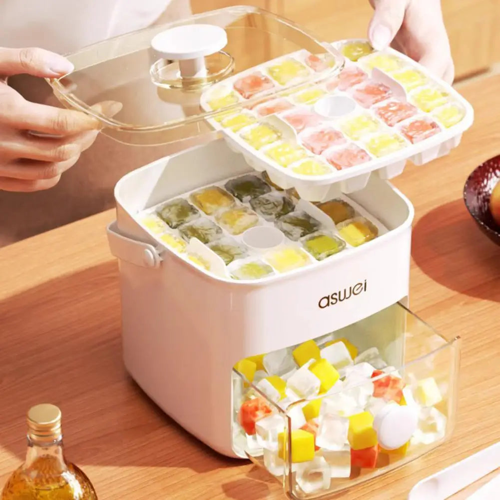 Sikunuo | High Capacity Easy Press Frozen Ice Ball Maker
