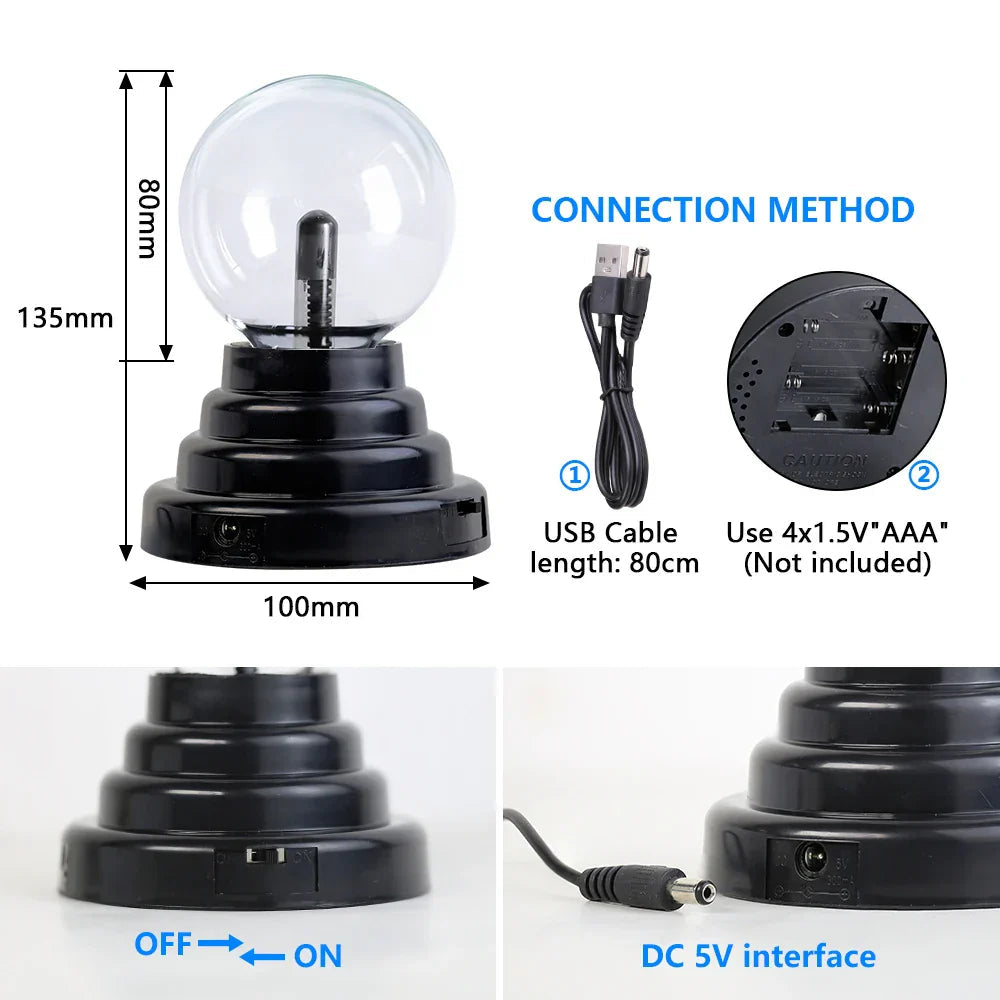 Sikunuo | Magic Touch Futuristic Plasma Lamp
