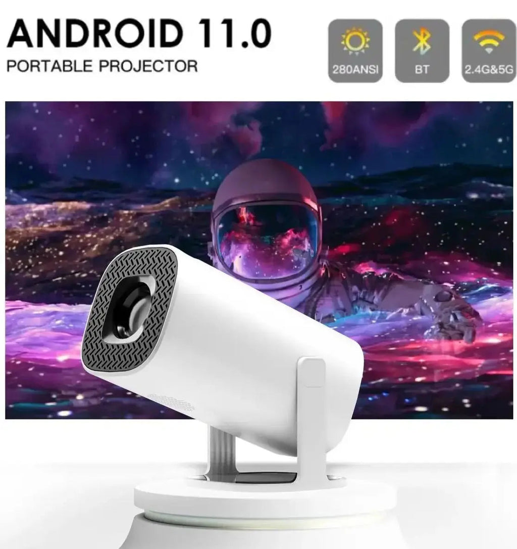 Sikunuo | Smart Mini Android 4K Support Home Cinema Projector