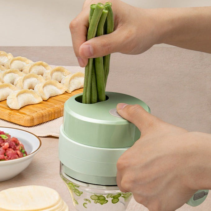 Sikunuo | 2in1 Portable Vegetable Slicer Blender