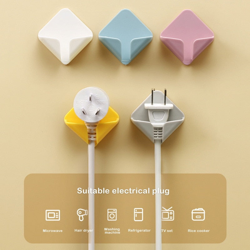 Sikunuo | Self-Adhesive Strong Cable Holding Wall Hook
