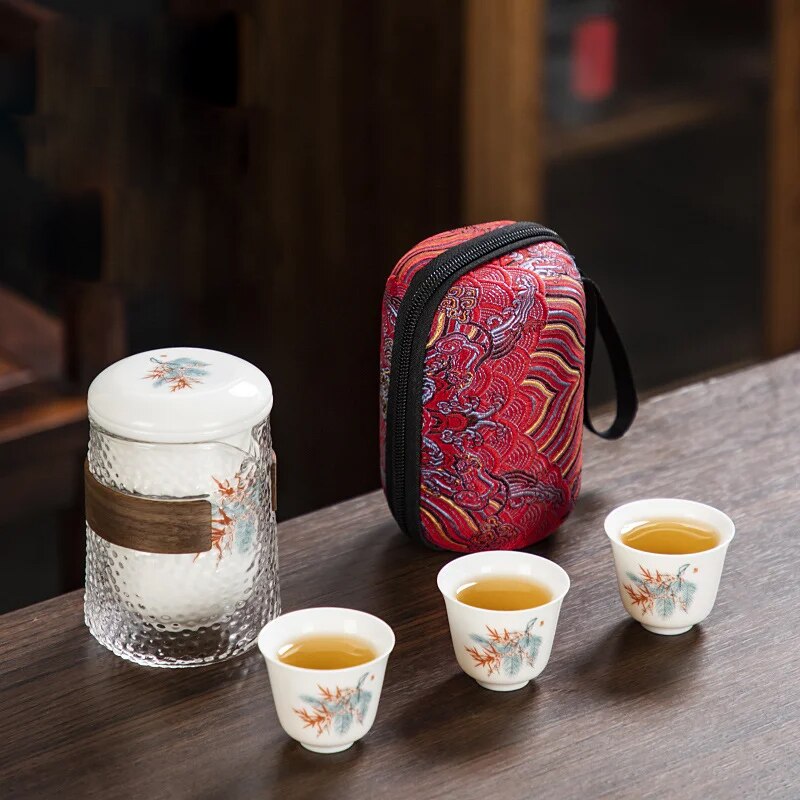Sikunuo | Forest Deer Ceramic Tea Set