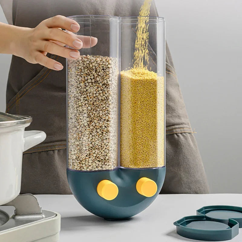 Sikunuo | Clear View Wall-Mounted Multi Grain Dispenser