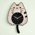Sikunuo | Happy Curious Cat Wall Clock