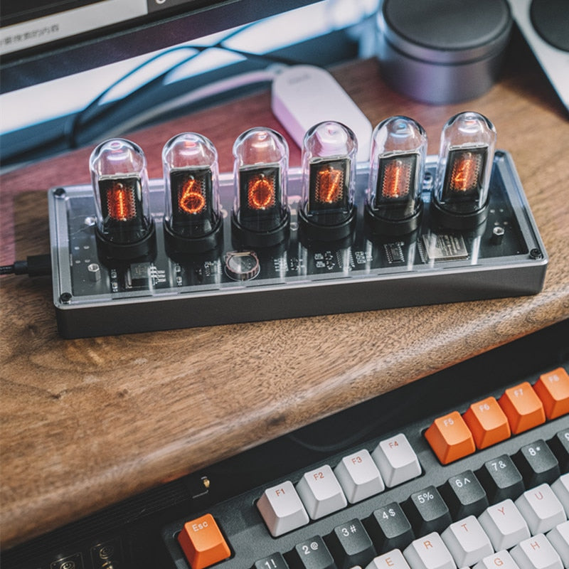 Sikunuo | Digital Creative Vintage Glass Tube Clock