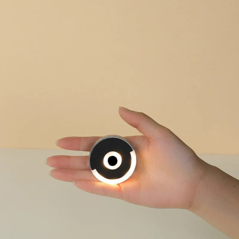 Sikunuo | Compact Circular Touch LED Portable Night Lamp