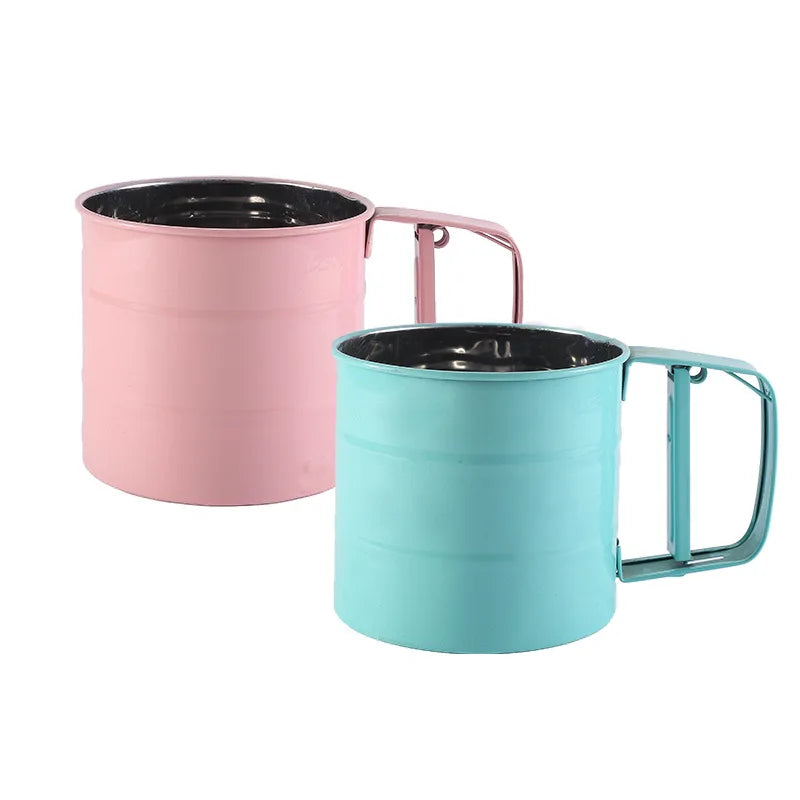 Sikunuo | Handheld Kitchen Flour Sifter Semi-Automatic Kitchen Gadget