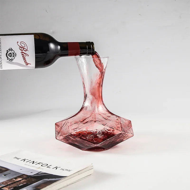 Sikunuo | Irregular Crystal Glass Wine Decanter