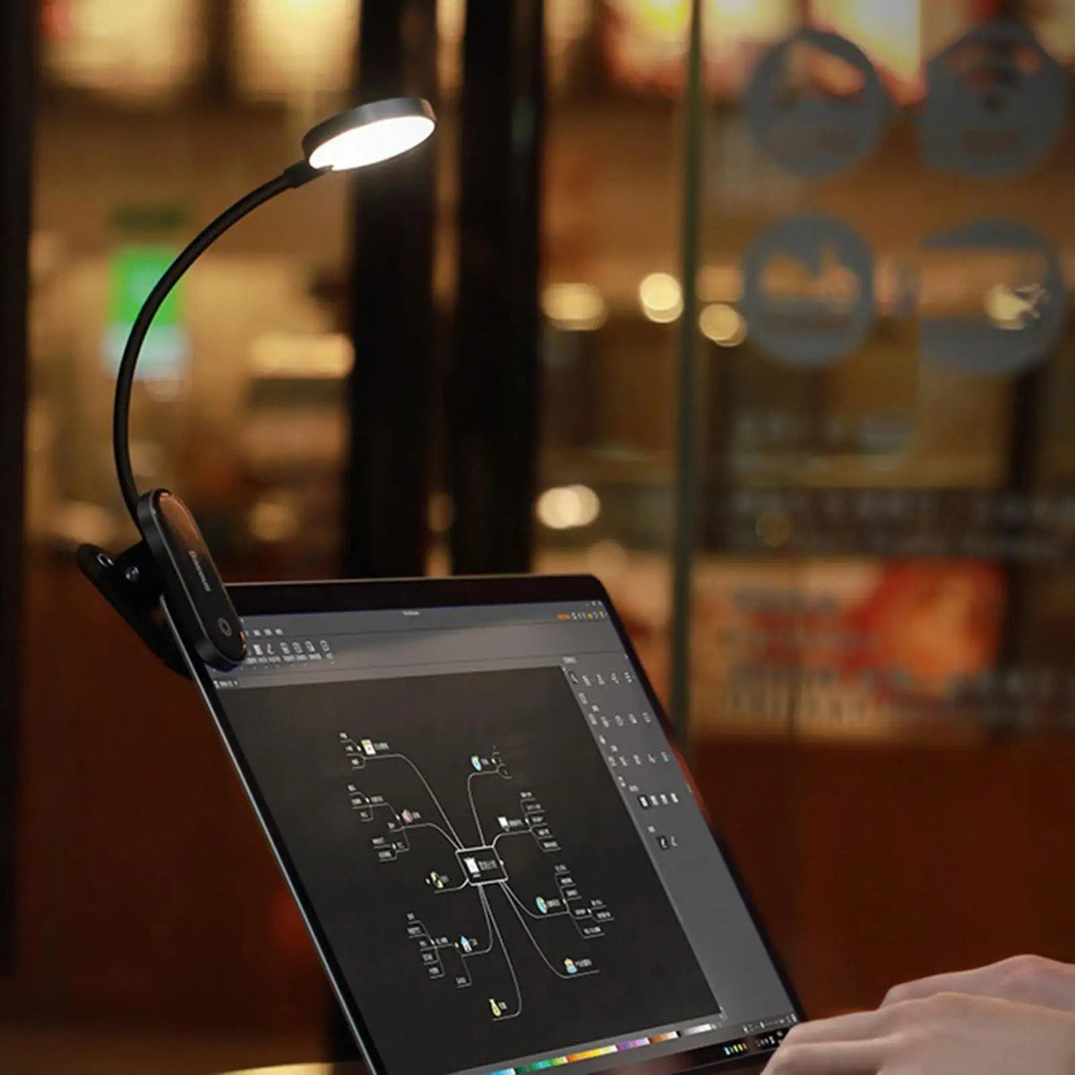 Sikunuo | 360 Flexible Gooseneck Desk Lamp