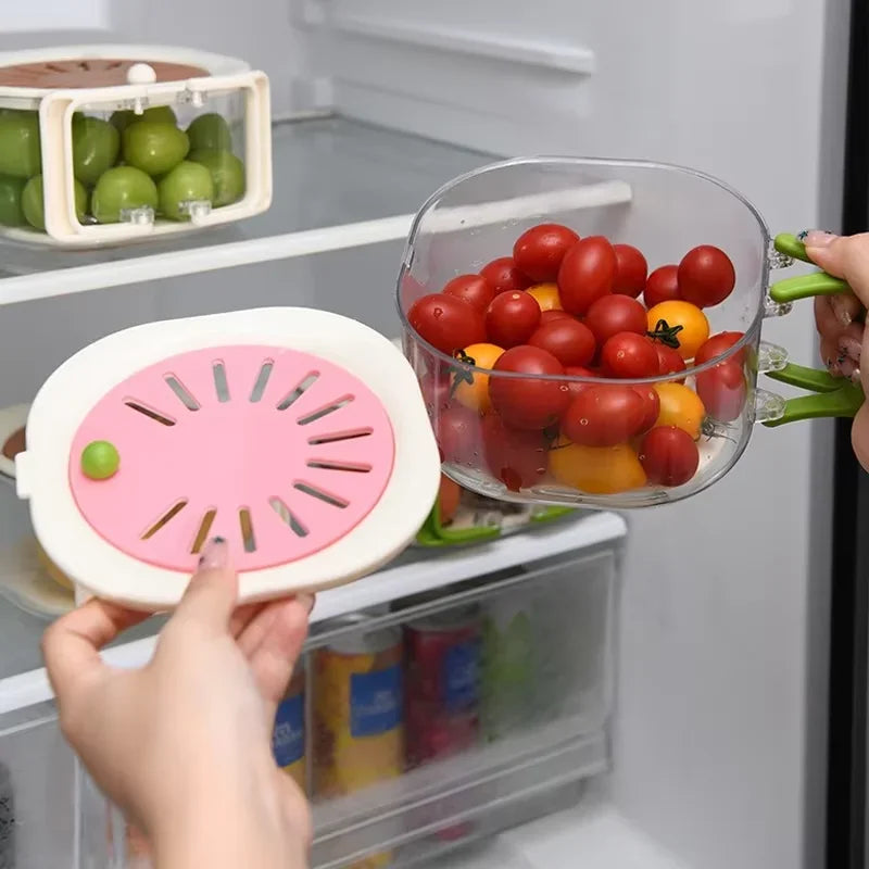 Sikunuo | Dust-Proof Fruit Drainer Basket
