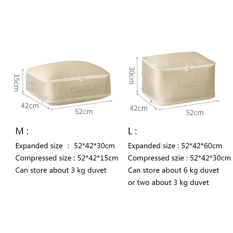 Sikunuo | Space Saver Compression Duvet Organizer Bag