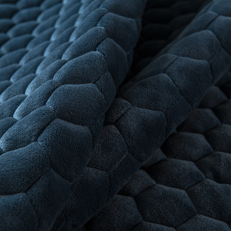Sikunuo | Elegant Velvet Thick Mattress Cover