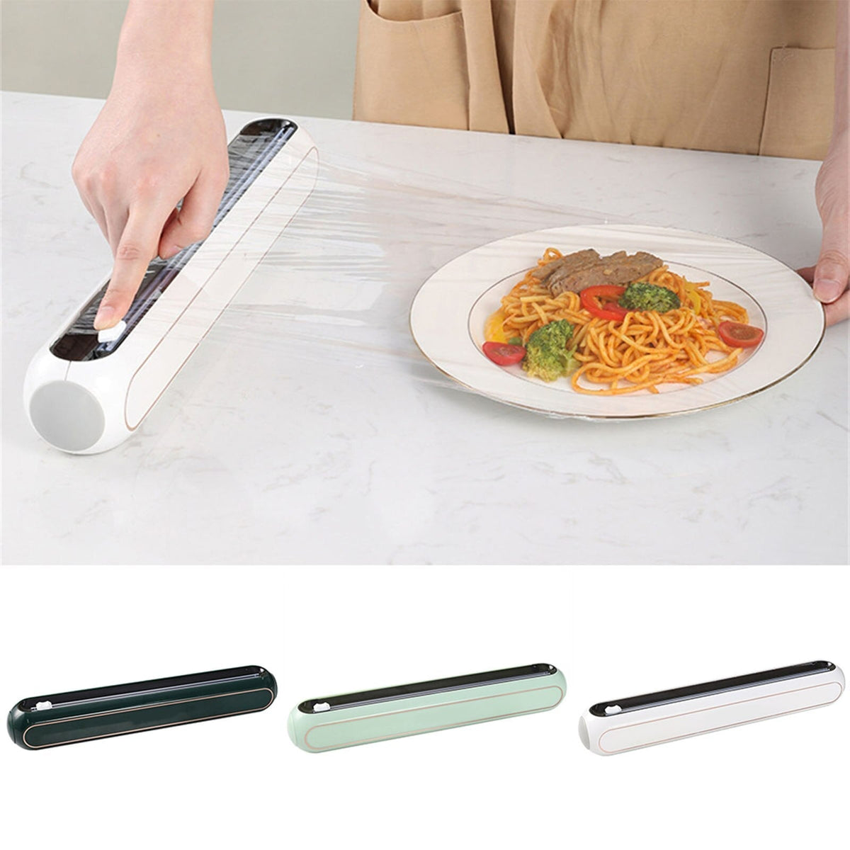 Sikunuo | Wall-Mounted Automatic Plastic Wrap Dispenser