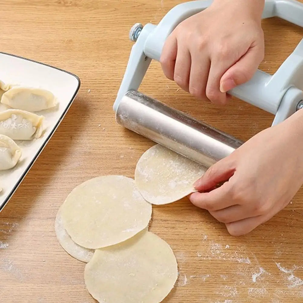 Sikunuo | Easy Dough Maker Baking Stainless Steel Roller