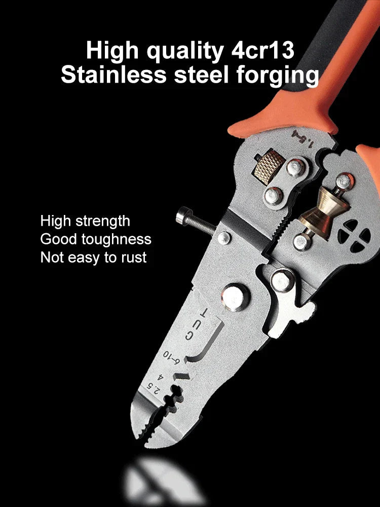 Sikunuo | Heavy-Duty 10in1 Wire Cutter Stripping Pliers