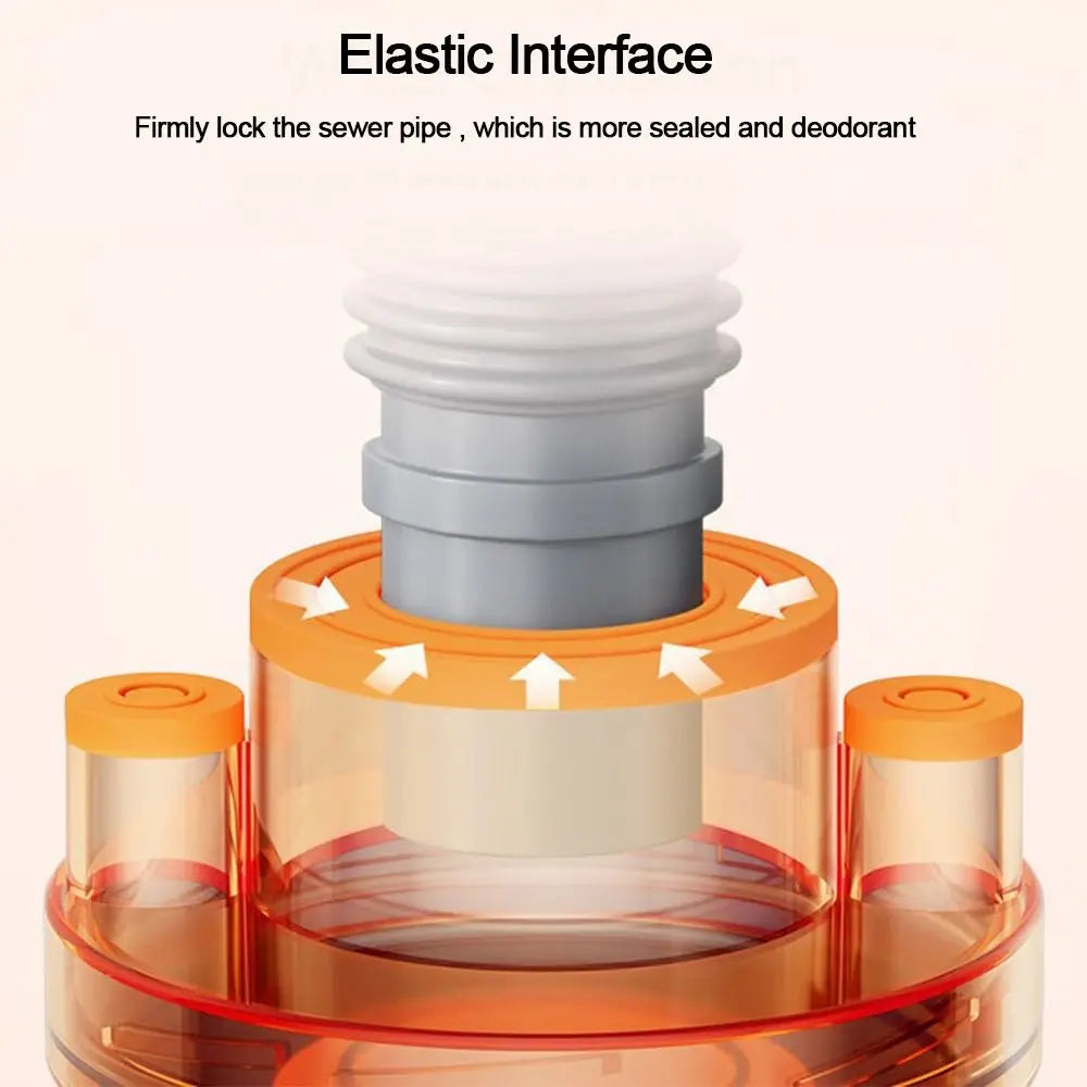 Sikunuo | Odor Prevention Automatic Drainage Pipe Adapter Drainer