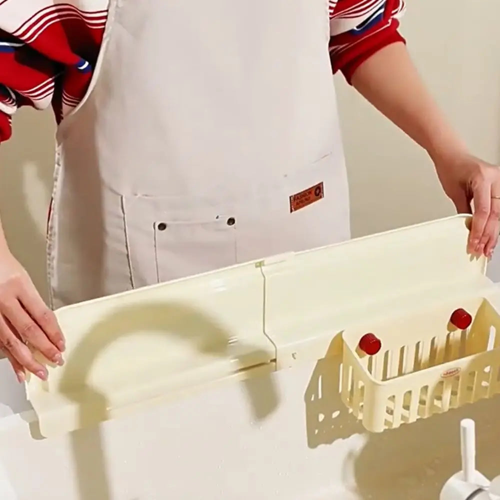 Sikunuo | Built-in Basket Adjustable Sink Water Splash Protector
