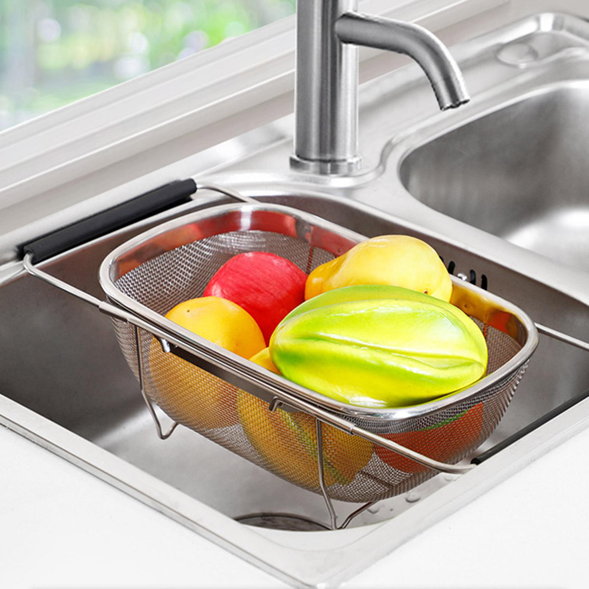 Sikunuo | Over The Sink Telescopic Dish Rack