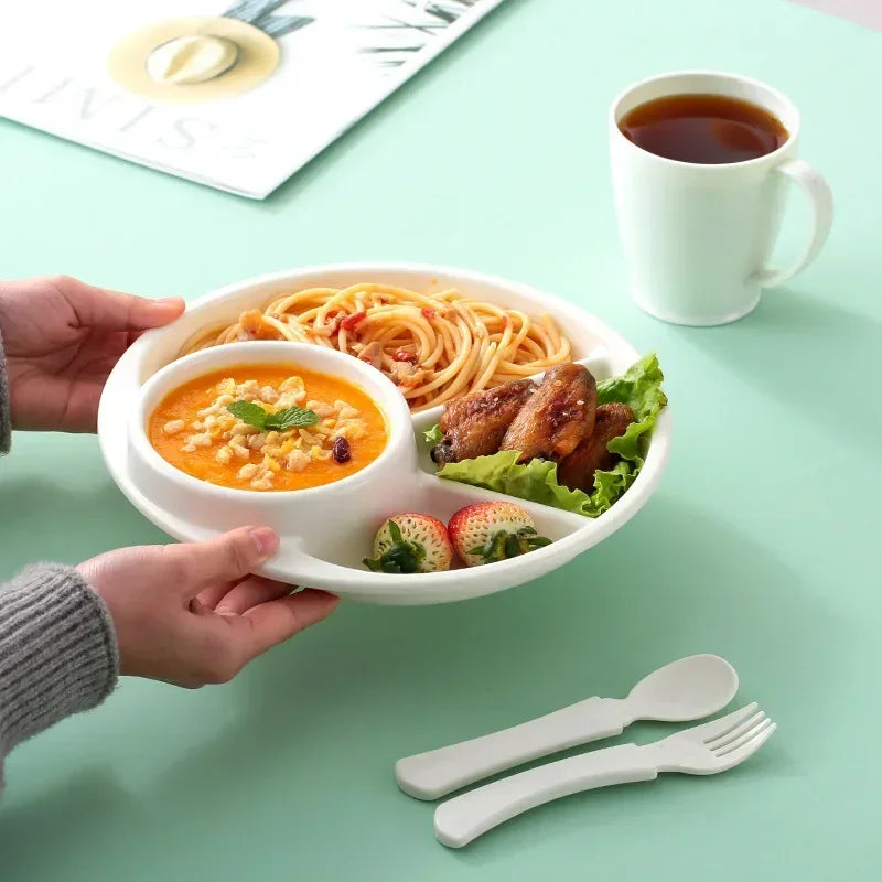 Sikunuo | Portion Control Plate Divided Meal Planner Plate