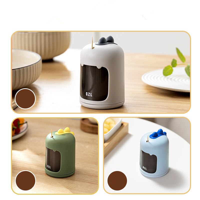 Sikunuo | Dinosaur Automatic Toothpick Holder