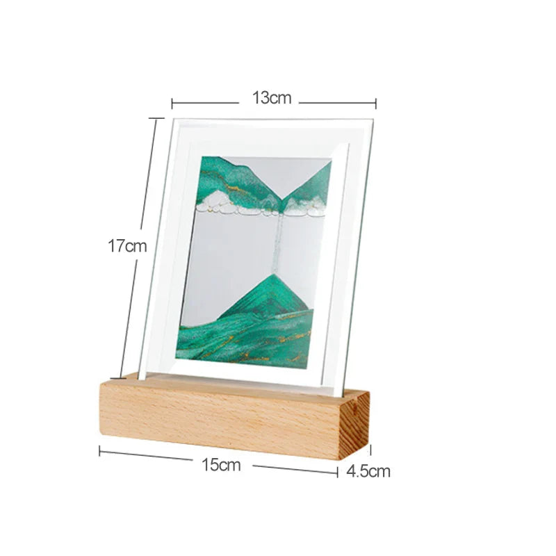Sikunuo | Sand Art LED Quicksand Artistic Table Lamp